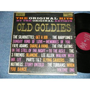 画像: V.A. Various Omnibus ( NUTMEGS, LEE ALLEN, 3 FRIENDS, FAYE ADAMS, HARPTONES, SILHOUETTES, FIVE SATINS, TURBANS) ) - OLD GOLDIES  (Ex+/Ex++ Tape Seam, EDSP)  / 1950's US AMERICA ORIGINAL "MAROON Label" MONO Used LP 