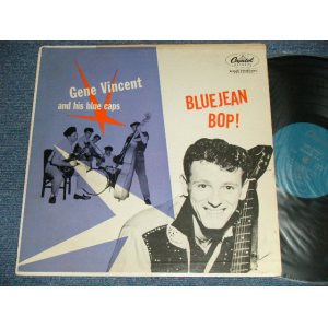 画像: GENE VINCENT -  BLUEJEAN BOP! ( Ex++/Ex++ Looks: Ex+++ ESDSAP, TapeSeam  ) / 1957 US AMERICA ORIGINAL 1st Press"TURQUOISE Label"  MONO Used LP 