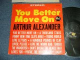 画像: ARTHUR ALEXANDER - YOU BETTER MOVE ON (Ex+/Ex+++) / 1963 US AMERRICA ORIGINAL "STEREO" Used LP 