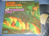 画像: LITTLE RICHARD -  GROOVIEST 17 ORIGINAL HITS ( VG+++/Ex+)  / 1957-1970 VersioN US AMERICA "GOLD with BLACK Print Label"   Used LP 