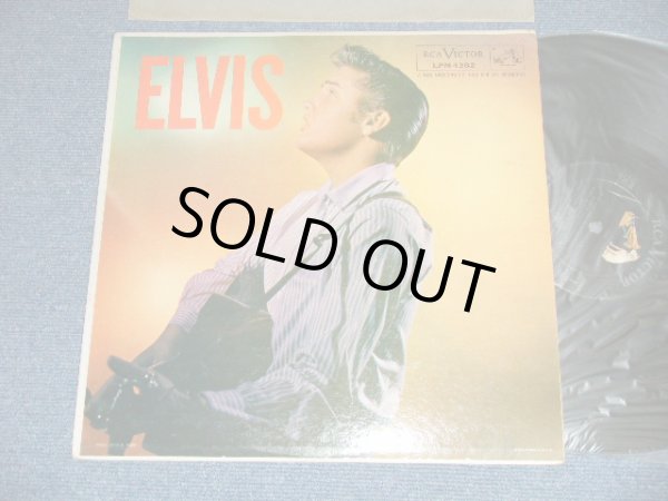 画像1: ELVIS PRESLEY -  ELVIS (  Matrix #     A) G2 WP-7207--10S     B)G2 WP-7208-12S ) ( Ex++/Ex SEAM EDSP,) / 1956 US AMERICA  2nd Press "NO ADS on BACK COVER" 1st Press "SILVER RCA VICTOR logo on Top & LONG PLAY at BOTTOM  Label" MONO Used LP