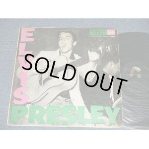 画像: ELVIS PRESLEY -  ELVIS PRESLEY  : Debut Album (  Matrix #A) G2 WP-1282-1S     B) G2 WP-1283-1S  ) ( VG+/POOR Warp & Jump  ) / 1956 US AMERICA ORIGINAL 1st Press "PALE PINK & NEON GREEN Fron Cover" "SILVER RCA VICTOR logo on Top & LONG PLAY at BOTTOM  Label"  MONO Used LP