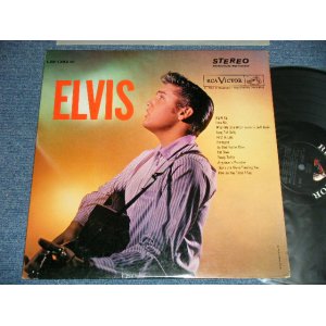 画像: ELVIS PRESLEY -  ELVIS (  Matrix #  A) M2 PV 4729-1S     B)M2 PV 4730-1S ) ( Ex+++/Ex+++) / 1963-64 Version  US AMERICA   2nd Press   "WHITE RCA VICTOR logo on Top & STEREO at BOTTOM  Label"   STEREO Used LP