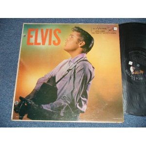 画像: ELVIS PRESLEY -  ELVIS (  Matrix #     A) G2 WP-7207--18S     B)G2 WP-7208-18S ) ( VG+++/Ex++  BB HOLE, WOBC, STOFC, STOL,) / 1956 US AMERICA  2nd Press "NO ADS on BACK COVER" 1st Press "SILVER RCA VICTOR logo on Top & LONG PLAY at BOTTOM  Label" MONO Used LP