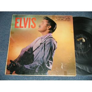 画像: ELVIS PRESLEY -  ELVIS (  Matrix #     A) G2 WP-7207-4S     B)G2 WP-7208-4S ) ( VG+++/POOR, VG SEAM, JUMP WOBC ) / 1956 US AMERICA ORIGINAL 1st Press "ADS on BACK COVER" "SILVER RCA VICTOR logo on Top & LONG PLAY at BOTTOM  Label"  MONO Used LP