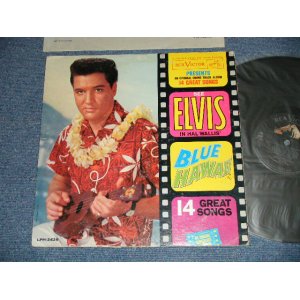 画像: ELVIS PRESLEY -  BLUE HAWAII : (  Matrix #  A) M2 PP 2996-1S     B) M2 PP 2997-4S  (Ex/VG+++ EDSP) / 1961 US AMERICA ORIGINAL 1st Press "SILVER RCA VICTOR logo on Top & LONG PLAY at BOTTOM  Label" " d Label"  MONO Used LP