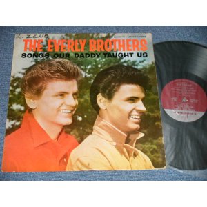 画像: The EVERLY BROTHERS - SONGS OUR DADDY TAUGHT US (Ex+/Ex++ WOFC) / 1958 US ORIGINAL 1st Press "MAROON Label With METRONOME Logo" :MONO Used LP  , EDGE SPLIT