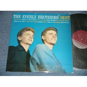 画像: The EVERLY BROTHERS - The EVERLY BROTHERS' BEST : ORANGE PRINT on BACK COVER  (Ex+/Ex) / 1959 US ORIGINAL 1st Press "MAROON Label With METRONOME Logo" :MONO Used LP  