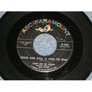 画像: DANNY and The JUNIORS - ROCK AND ROLL IS HERE TO STAY : SCHOOL BOY ROMANCE   (Ex+/Ex+ )   / 19578 US AMERICA ORIGINAL Used 7" Single 