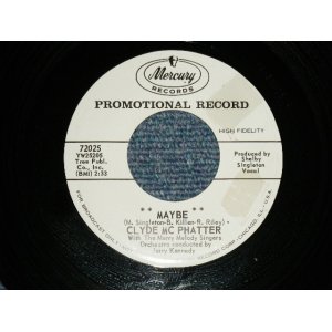 画像: CLYDE McPHATTER(DRIFTERS/DOMINOS) - MSYBE : I DO BELIEVE (Ex++/Ex++ ) / 1962 US AMERI(CA ORIGINAL "WHITE LABEL PROMO" Used 7" Single   