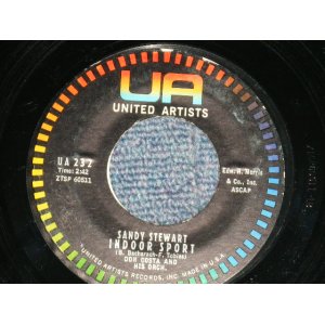 画像: SANDY STEWART - INDOOR SPORT : TIME WAITS FOR NO MORE  (Ex++/Ex++ ENDING:Ex) / 1960 US AMERICA ORIGINAL Used 7" Single  