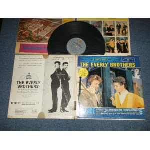 画像: The EVERLY BROTHERS - A DATE WITH The EVERLY BROTHERS :With YOUR WALLET OF sheet ( Matrix #  A)W 1395 SIDE 1 8545    B)W 1395 SIDE 2 8546  ) ( Ex/Ex+++ )  /1960 US AMERICA ORIGINAL 1st Press "GRAY Label" MONO Used LP