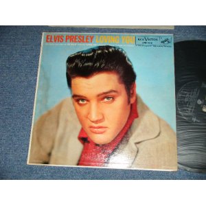 画像: ELVIS PRESLEY - LOVING YOU (  Matrix #A) H2-WP-2762-2S     B) H2-WP-2763-2S  )  (Ex+/Ex++ EDSP) / 1957 US AMERICA ORIGINAL 1st Press "SILVER RCA VICTOR logo on Top & Long Play at BOTTOM  Label"  1stPress "RED TITLE Credit on FRONT COVER"   MONO Used LP