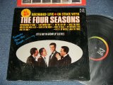 画像: THE 4 FOUR SEASONS - ON STAGE WITH THE 4 FOUR SEASONS ; RECORDED LIVE (Ex++/Ex+++)   / 1965 US AMERICA ORIGINAL used LP