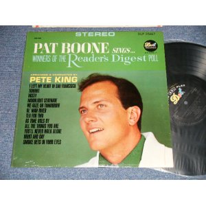 画像: PAT BOONE - SINGS WINNERS OF THE READER DIGEST POLL (MINT-/MINT-) /1965 US AMERICA  ORIGINAL  STEREO Used LP 