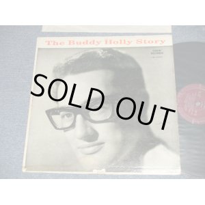 画像: BUDDY HOLLY  - The BUDDY HOLLY STORY ( Ex/Ex Looks:VG+++ WOBC, EDSP )  / 1959 US ORIGINAL "1st press RED&BLACK Printed on Back Cover / MAROON  LABEL" MONO  Used LP  