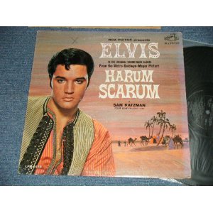 画像: ELVIS PRESLEY - HARUM SCARUM  ( Matrix #  A)4S / B) 6S )  (Ex/Ex++ Looks:Ex+++ SWOFC) / 1965 US AMERICA ORIGINAL "WHITE RCA^Victor Logo on TOP, MONAURAL at BOTTOM Label"  MONO Used LP