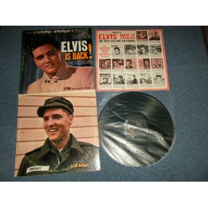 画像: ELVIS PRESLEY - ELVIS IS BACK! ( Ex/Ex+ Looks:Ex++) / 1965 Version US AMERICA REISSUE STEREO Used LP  