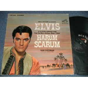 画像: ELVIS PRESLEY - HARUM SCARUM  ( Matrix #  A)4S / B) 6S )  (Ex+/Ex++ Looks:Ex+ ) / 1965 US AMERICA ORIGINAL "WHITE RCA^Victor Logo on TOP, STEREO at BOTTOM Label"  STEREO Used LP