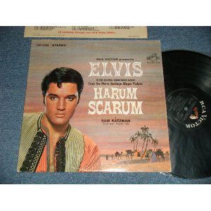 画像: ELVIS PRESLEY - HARUM SCARUM  ( Matrix #  A)4S / B) 5S )  (Ex++/Ex++) / 1965 US AMERICA ORIGINAL "WHITE RCA^Victor Logo on TOP, STEREO at BOTTOM Label"  STEREO Used LP