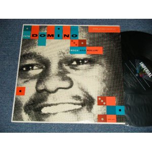 画像: FATS DOMINO - FATS DOMINO ROCK AND ROLLIN' (Ex+++/MINT-)  / 1957~'58 Version US AMERICA 2nd Press "BLACK with 5 STARS Label"  MONO Used  LP 