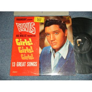 画像: ELVIS PRESLEY - GIRLS! GIRLS! GIRLS!  (MATRIX # A) N22P-3293-5S B) N22P-3294-5S )  (Ex+/Ex+++, Ex++ Looks:Ex+l) / 1962 US AMERICA 1st Press "SILVER RCA VICTOR LOGO & LONG PLAY at bottom Label" MONO Used LP