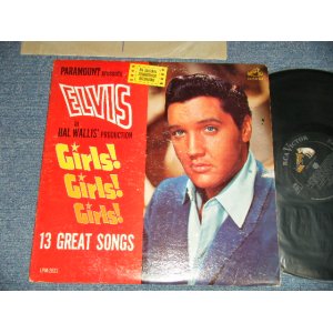 画像: ELVIS PRESLEY - GIRLS! GIRLS! GIRLS!  (MATRIX # A) N22P-3293-4S A6  B) N22P-3294-3S A4 )  (Ex+/Ex+++ Looks:Ex++) / 1962 US AMERICA 1st Press "SILVER RCA VICTOR LOGO & LONG PLAY at bottom Label" MONO Used LP