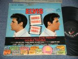 画像: ELVIS PRESLEY -  DOUBLE TROUBLE   (MATRIX # A) UPRS-3945-3S B1 R   B) UPRS-3946-3S A1 R )  ( MINT-/Ex+++) / 1967 US AMERICA 1st Press "WHITE RCA VICTOR LOGO & STEREO at bottom Label"  Used LP