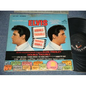 画像: ELVIS PRESLEY -  DOUBLE TROUBLE   (MATRIX # A) UPRS-3945-3S B1 R   B) UPRS-3946-3S A1 R )  ( MINT-/Ex+++) / 1967 US AMERICA 1st Press "WHITE RCA VICTOR LOGO & STEREO at bottom Label"  Used LP