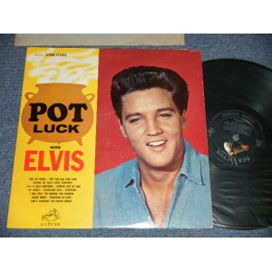 画像: ELVIS PRESLEY - POT LUCK WITH ELVIS (MATRIX # A) N2PY-1887-4S  B) N2PY-1888-4S )  (Ex++/Ex+ TAPE SEAM) / 1962 US AMERICA 1st Press "SILVER RCA VICTOR LOGO & LIVING STEREO at bottom Label" STEREO Used LP