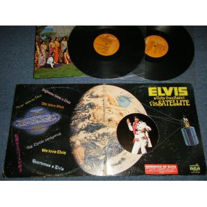 画像: ELVIS PRESLEY - ALOHA FROM HAWAII via SATELLITE : Memories of ELVIS : NBC TV SHOW - NOVEMBER 1977-Part 2 （MATRIX #   A) CPRT 4748 24  B) CPRT 4749 27  C) CPRT 4750 23  D) CPRT 4751 23) (Ex+/Ex+++) / 1977 Version US AMERICA ORIGINAL "QUAD/QUADROPHONIC/QUADRRADISC" Used 2-LP'Ss