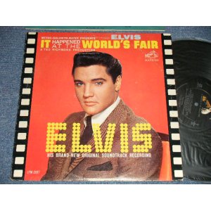 画像: ELVIS PRESLEY - IT HAPPENED AT THE WORLD'S FAIR (MATRIX # A) PPRM-2927-5S  B) PPRM-2928-5S )  (Ex-/Ex++) / 1963 US AMERICA 1st Press "SILVER RCA VICTOR LOGO & LONG PLAY at bottom Label" MONO Used LP