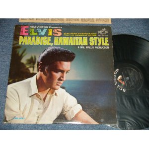 画像: ELVIS PRESLEY - PARADISE HAWAIIAN STYLE (MATRIX # A) TPRM 3844-1S   B) TPRM 3845-1S   )  (Ex++/Ex+++) / 1966 US AMERICA ORIGINAL 1st Press "WHITE RCA VICTOR MONAURAL at bottom Label" MONO Used LP