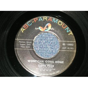 画像: LLOYD PRICE - A) WONT'CHA COME HOME B) COME INTO MY HEART (Ex+/Ex+)  / 1960 US AMERICA ORIGINAL Used  7" SINGLE  