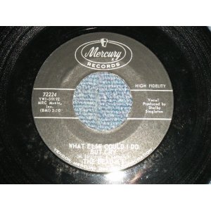 画像: The BEAU-K'S - A) WHAT ELSE COULD I DO BUT CRY  B) A ROSE AND A STAR (Ex++/Ex++) / 1963 US AMERICA ORIGINAL Used 7" 45 rpm SINGLE 