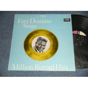 画像: FATS DOMINO - SINGS MILLION RECORD HITS (Ex+++/MINT-) /1964 US AMERICA ORIGINAL 1st press "BLACK with PINK & WHITE Label" STEREO Used  LP 