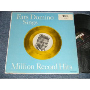 画像: FATS DOMINO - SINGS MILLION RECORD HITS (Ex+/Ex+++ SEAM EDSP) /1960 US AMERICA ORIGINAL 1st press "BLACK with COLORED STARS at TOP Label"  MONO Used  LP 