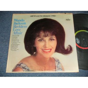 画像: WANDA JACKSON - RECKLESS LOVE AFFAIR ( Ex/Ex+++ EDSP) / 1967 US AMERICA ORIGINAL "BLACK with RAINBOW CAPITOL LOGO on TOP Label" STEREO Used  LP