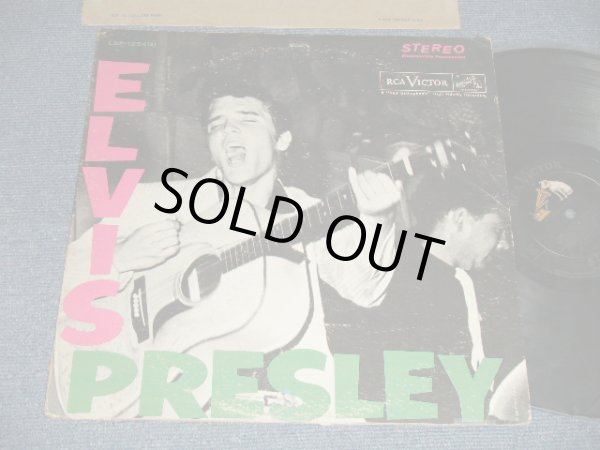 画像1: ELVIS PRESLEY - ELVIS PRESLEY (MATRIX #A) M2PY-4727-5S I4 B1   B) M2PY-4728-4S A2 1  )  (Ex-/Ex+++ EDSP) / 1962 US AMERICA 1st Press "SILVER RCA VICTOR LOGO & large STEREO at bottom Label" STEREO Used LP