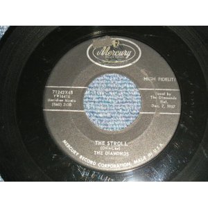 画像: The DIAMONDS- A) THE STROLL  B) LAND OF BEAUTY (VG+++/VG+++ STOL) / 1957 US AMERICA ORIGINAL "BLACK Label Version"  Used 7"SINGLE  