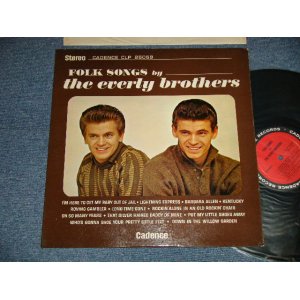 画像: The EVERLY BROTHERS - FOLK SONGS BY (Ex++/Ex, Ex+++) / 1963 US AMERICA ORIGINAL "RED with BLACK RING Label" "1st Press on STEREO Version" Used LP