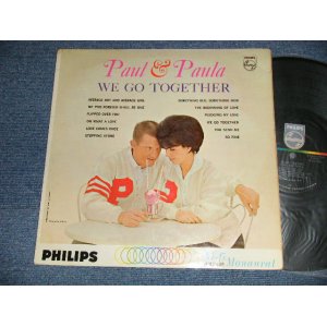 画像: PAUL & PAULA - WE GO TOGETHER (Ex++/Ex++ EDSP) /1963 US AMERICA ORIGINAL MONO Used LP 