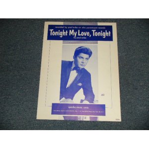 画像: PAUL ANKA - TONIGHT MY LOVE TONIGHT / US AMERICA Used SHEET MUSIC 