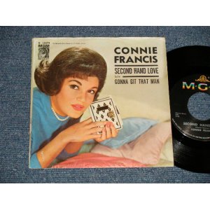 画像: CONNIE FRANCIS - A) SECOND HAND LOVE (Phil Spector Works)  B) GONNA GIT THAT MAN (Ex++/Ex+++) / 1962 US AMERICA ORIGINAL Used 7" SINGLE With PICTURE SLEEVE 