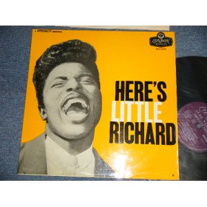 画像: LITTLE RICHARD - HERE'S LITTLE RICHARD (Ex++/VG+++) / 1957 UK ENGLAND ORIGINAL MONO Used LP 