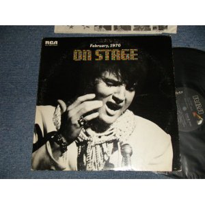 画像: ELVIS PRESLEY - ON STAGE : February, 1970 (Ex++/Ex+++ Looks:Ex++) / 1977 Version US AMERICA REISSUE Used LP