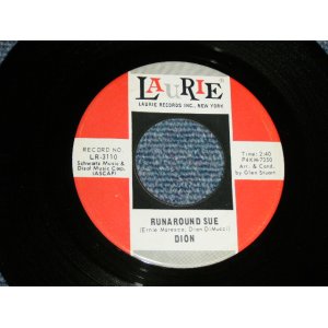 画像: DION - A)RUNAROUND SUE  B)RUNAWAY GIRL (MINT-/MINT-) / 1961 US AMERICA ORIGINAL Used 7" SINGLE