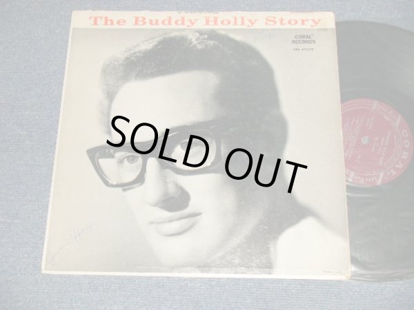 画像1: BUDDY HOLLY - The BUDDY HOLLY STORY (Ex++/Ex SWOFC, EDSP)  / 1959 US ORIGINAL "1st press RED&BLACK Printed on Back Cover" "MAROON  LABEL" MONO Used LP  