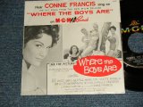 画像: CONNIE FRANCIS - A)WHERE THE BOYS ARE    B)NO ONE  (Ex+++/Ex+++ Looks:Ex+ STOL) / 1961 US AMERICA ORIGINAL Used 7" PICTURE SLEEVE 