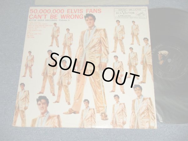 画像1: ELVIS PRESLEY - ELVIS' GOLDEN RECORDS - VOL.2 : 50,000,000 ELVIS FANS CAN'T BE WRONG (Matrix #A)K2PP-2713-1S 1 B3 B)K2PP-2714-1S B2 1) "INDIANAPOLIS Press"(Ex/Ex EDSP) /1959 US AMERICA ORIGINAL 1st Press "SILVER RCA VICTOR logo on Top & LONG PLAY at BOTTOM Label" MONO Used LP